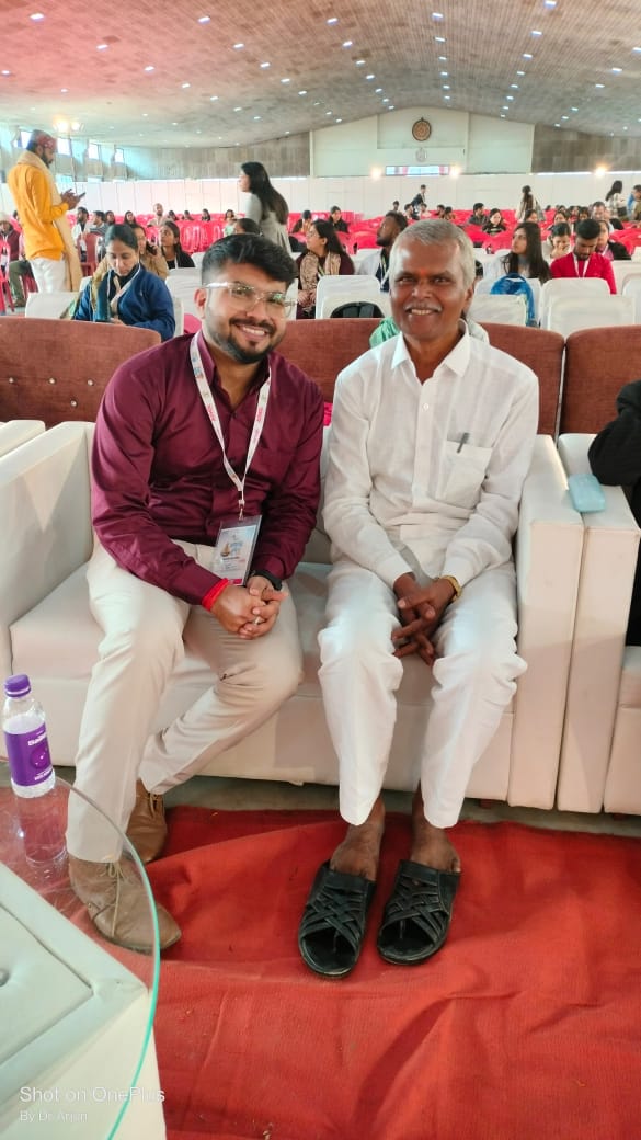 Conferring with senior dignitaries